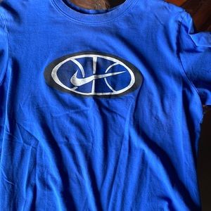 Blue Nike basketball tshirt